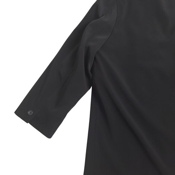 Vintage 90s Ralph Ralph Lauren Men's Overcoat w/ Removable Lining Black - Picture 11 of 16